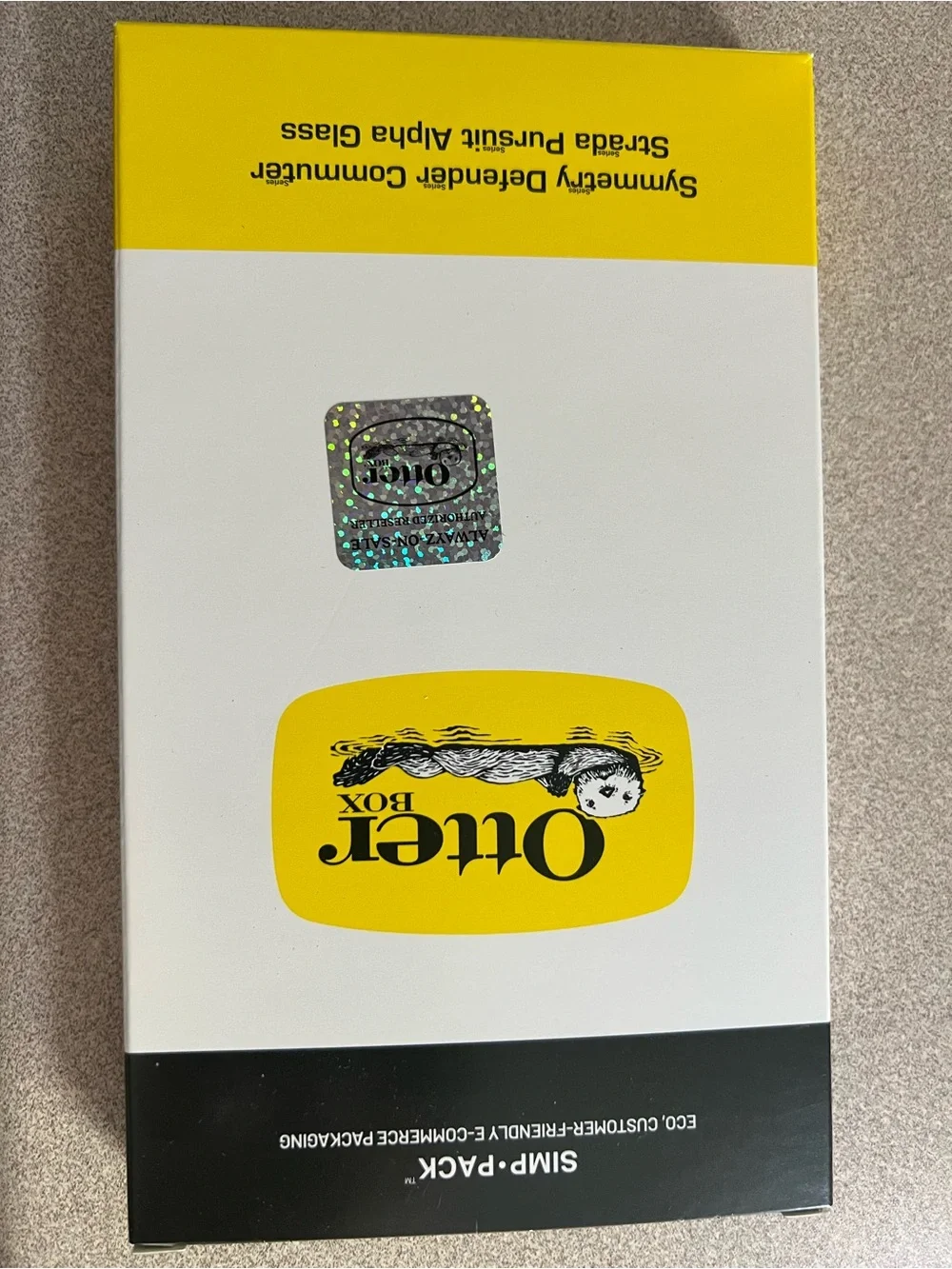 OtterBox Symmetry Series Phone Case - black color